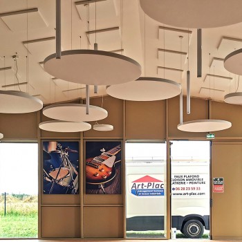 Faux-plafonds acoustiques